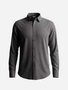Men's Classic Solid Slim Fit Long Sleeve Shirt Eleven Oasis