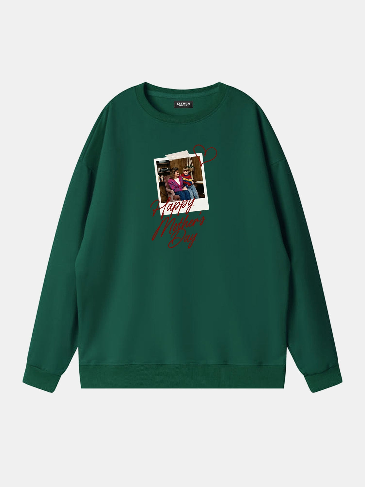 Custom Mother's Day Photo Sweatshirt Eleven Oasis
