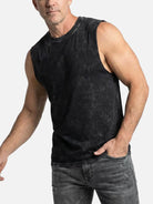 Men's Vintage Washed Cotton Tank Top Eleven Oasis