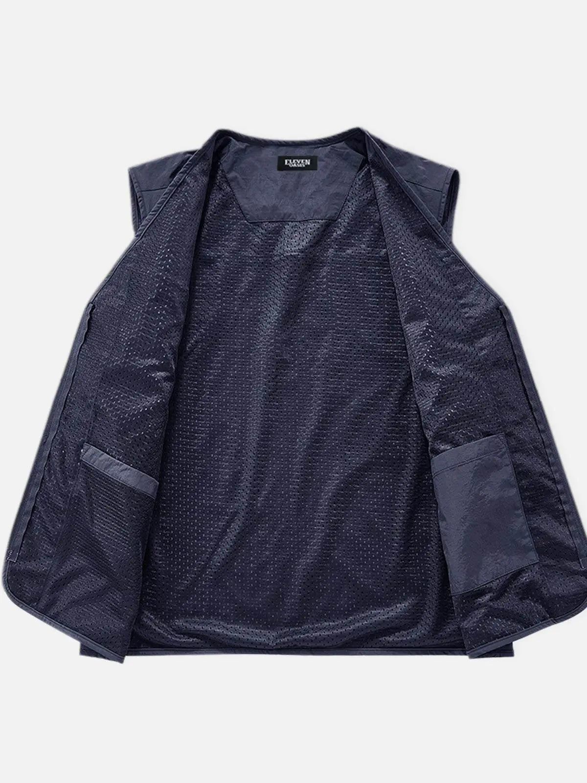 Men's Slim Fit Multi-Pocket Outdoor Utility Vest Eleven Oasis