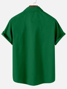 Men’s St. Patrick’s Day Costume Short Sleeve Shirt Eleven Oasis