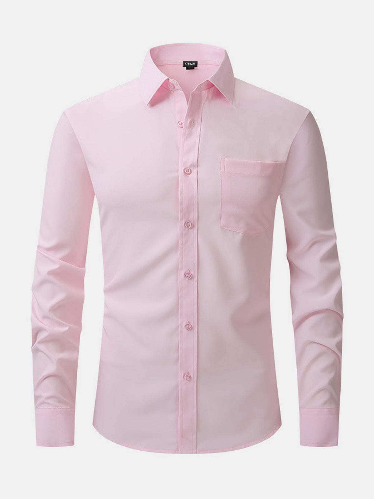 Men's Business Casual Long Sleeve Shirt Eleven Oasis