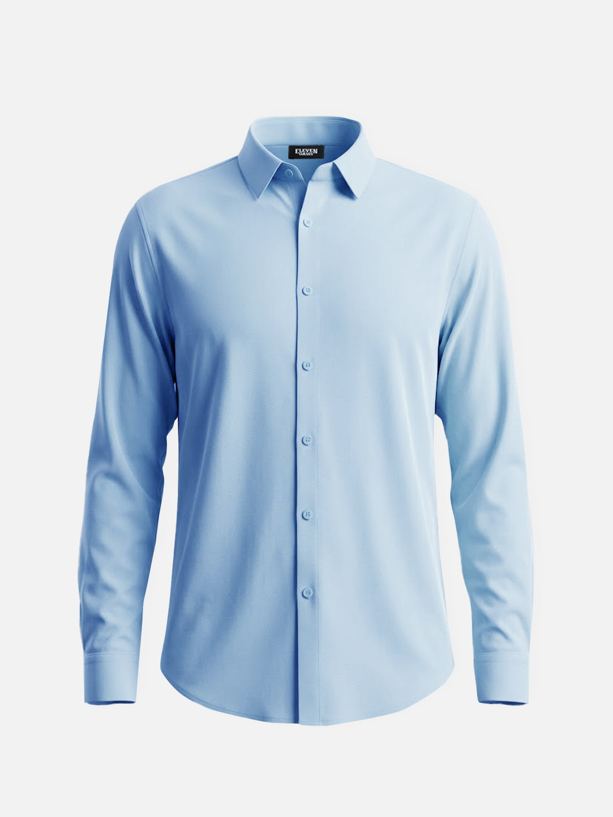 Men's Classic Solid Slim Fit Long Sleeve Shirt Eleven Oasis