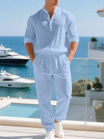 Men's Linen Long Sleeve Set Eleven Oasis