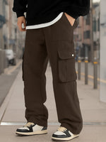 Men's Cargo Pants Straight Leg Casual Trousers ElevenOasis