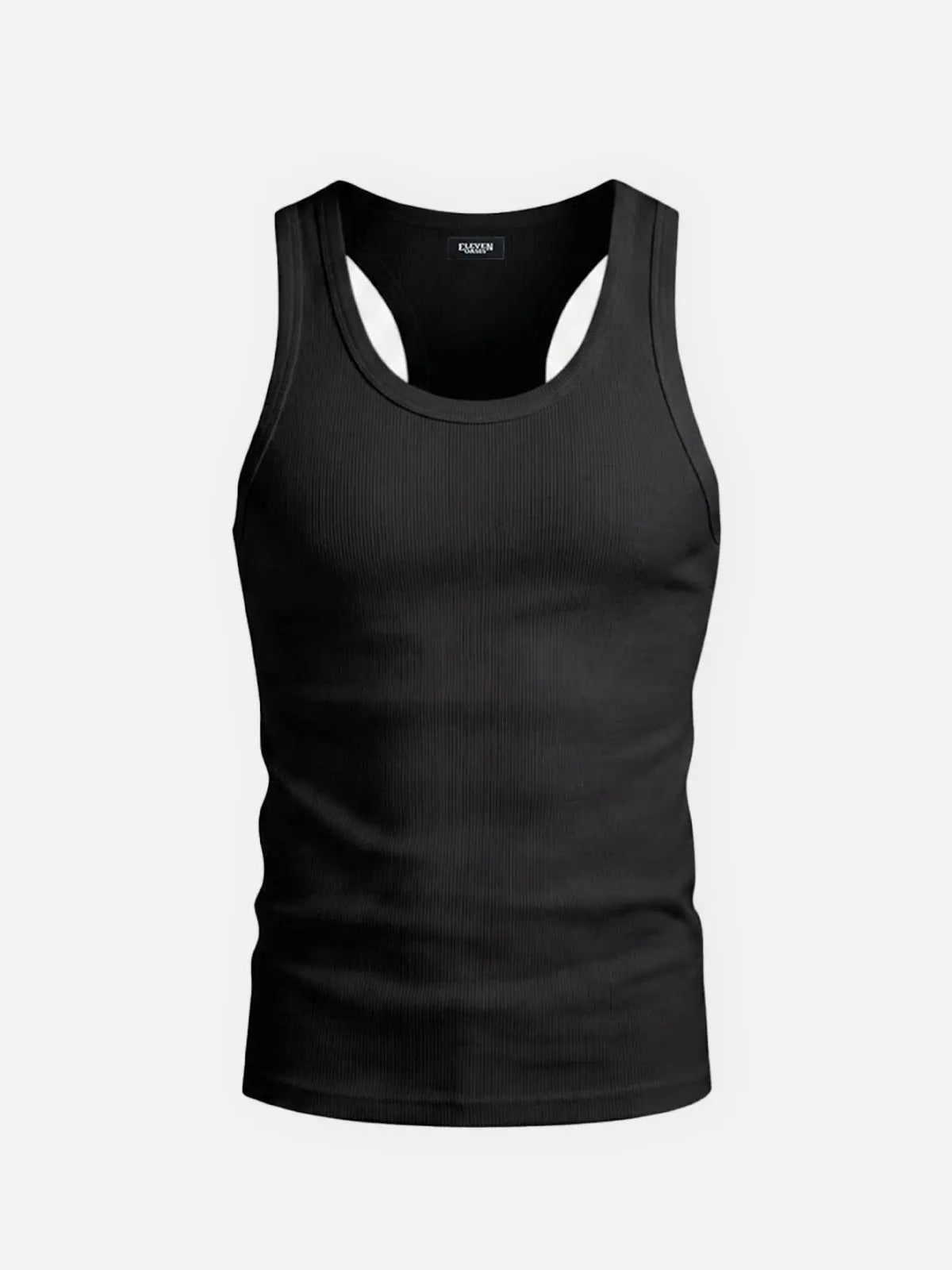 Men's Ribbed Athletic Slim Fit Tank Top Eleven Oasis