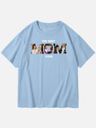 Custom Best Mom Ever Photo Cotton Short Sleeve T-Shirt Eleven Oasis