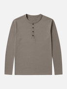 Men's Cotton Henley Long Sleeve Shirt Eleven Oasis
