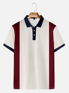 Men's Classic League Stripe Short Sleeve Polo Shirt Eleven Oasis