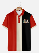 Men's Custom Diner Strike Short Sleeve Polo Shirt Eleven Oasis
