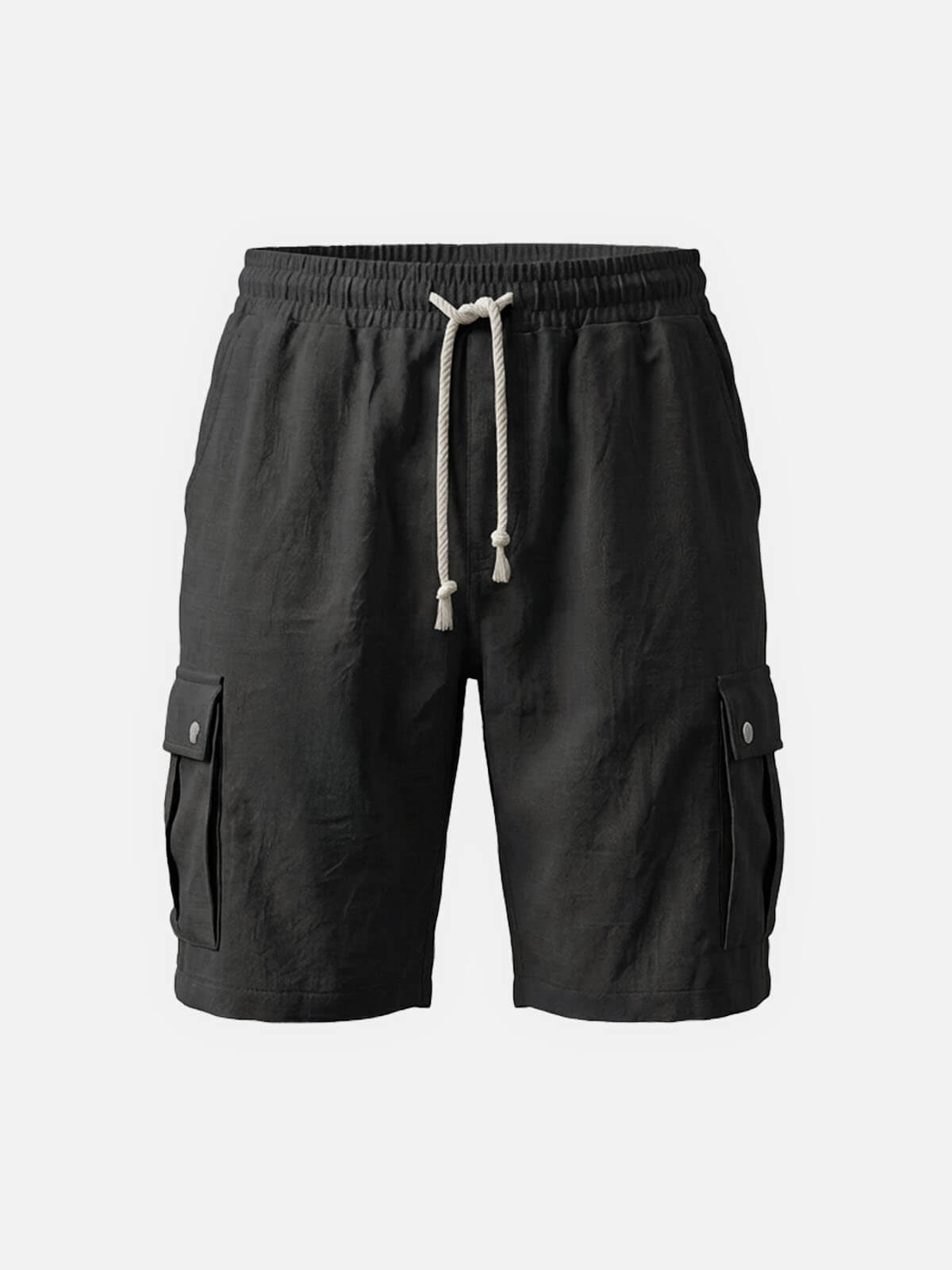 Men's Linen Blend Slim Fit Cargo Shorts Eleven Oasis