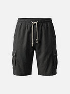 Men's Linen Blend Slim Fit Cargo Shorts Eleven Oasis