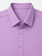 Men's Linen Blend Regular Fit Long Sleeve Shirt Eleven Oasis