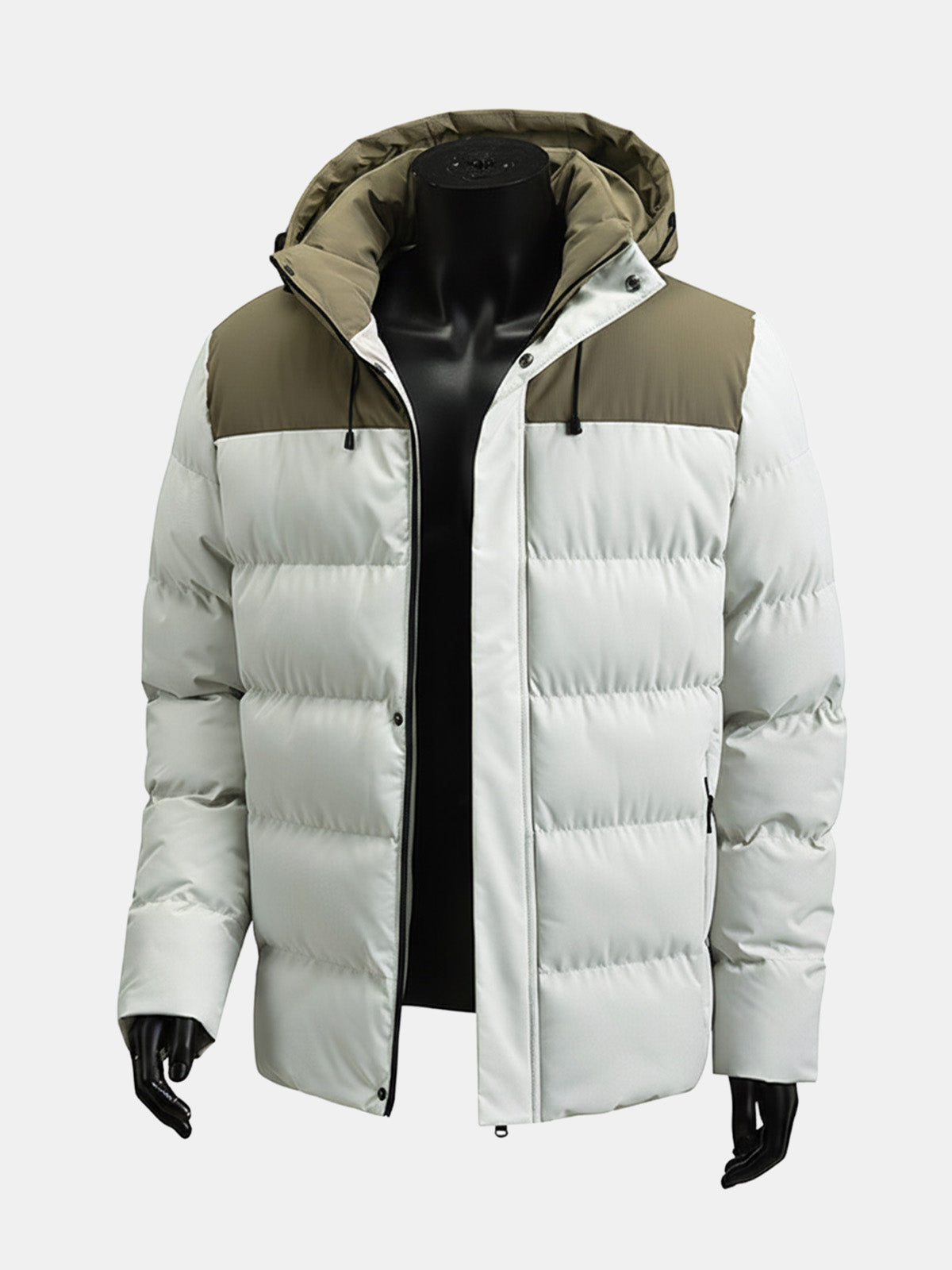 Men's Colorblock Winter Insulated Jacket Eleven Oasis