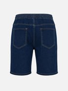 Men's Stretch Cotton Straight-Leg Drawstring  Denim Shorts Eleven Oasis