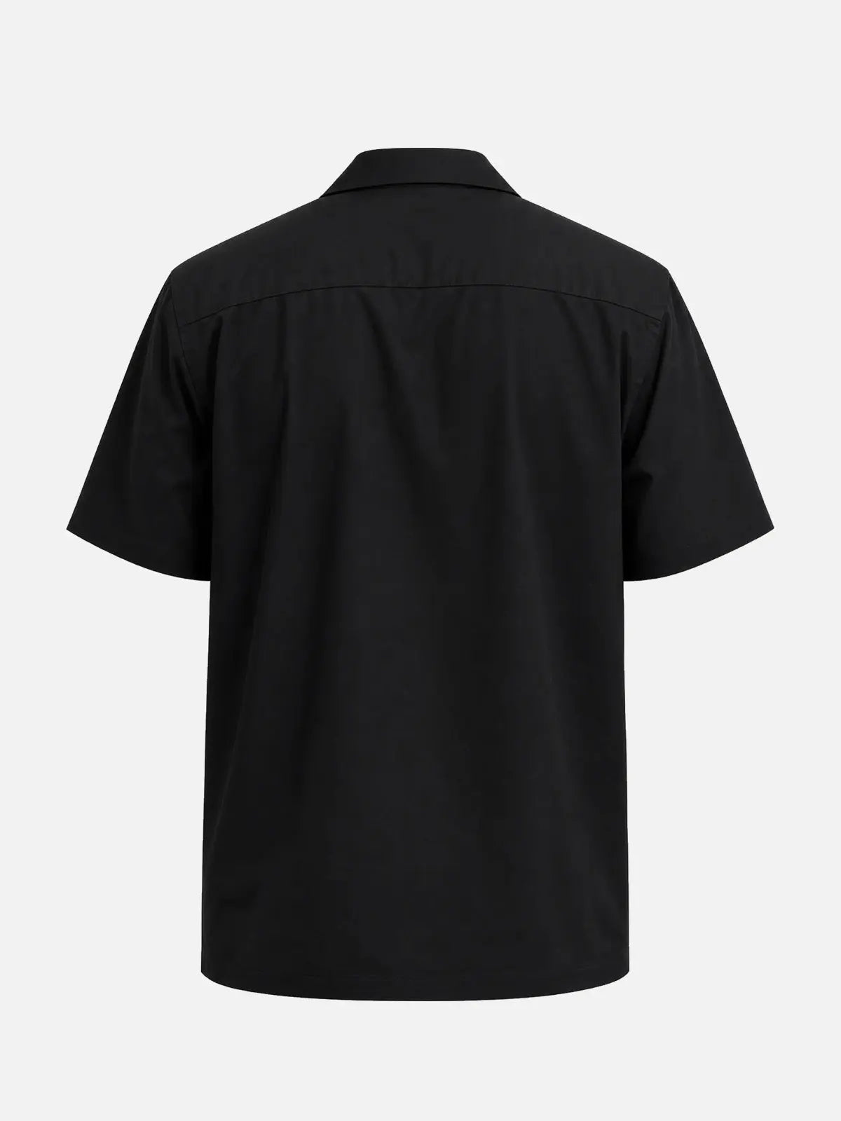 Men's Snakeskin Panel Bowling Short Sleeve Shirt Eleven Oasis