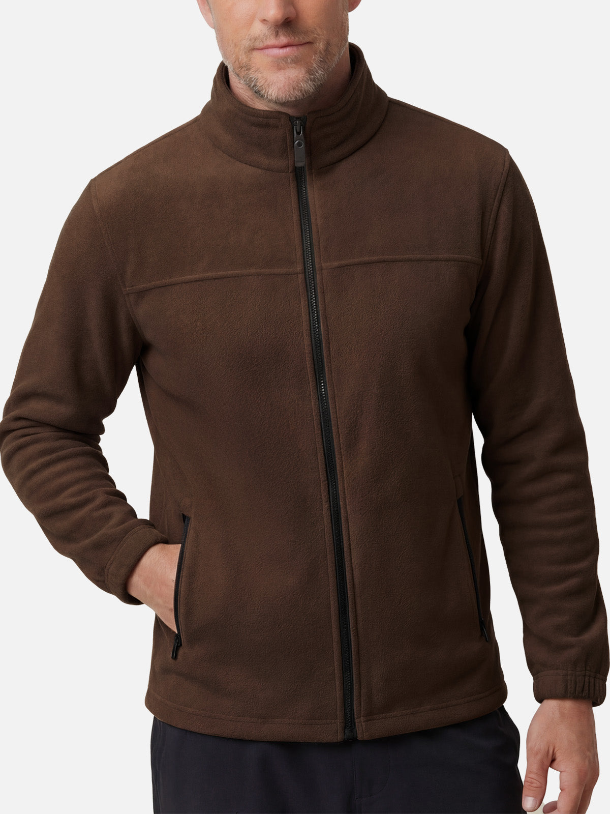 Men's Classic Fleece Zip-Up Jacket Eleven Oasis