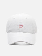 Heart Washed Cotton Baseball Cap Eleven Oasis