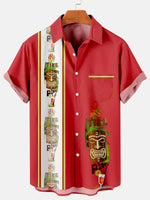 Men's Tiki Bar Paradise Short Sleeve Shirt ElevenOasis