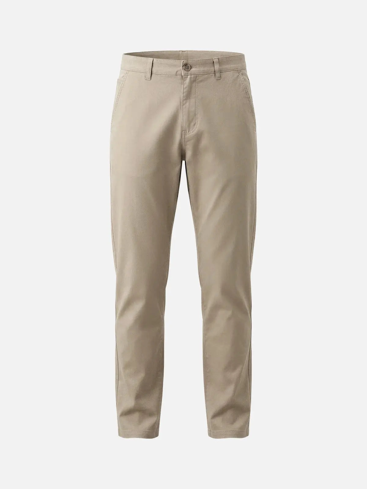Men's Buttoned Welt Pocket Tapered Stretch Cotton Chino Pants ElevenOasis