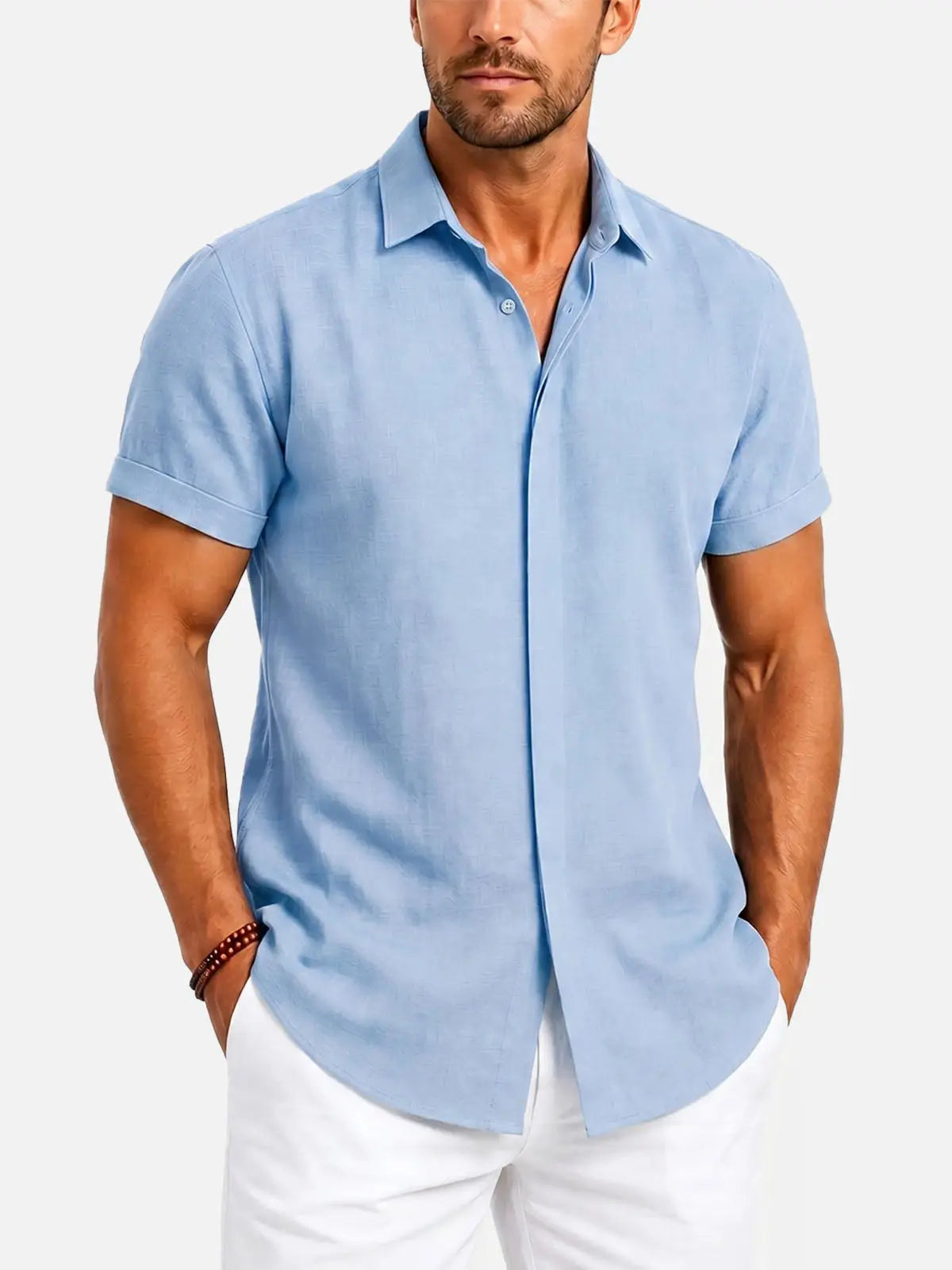 Men's FlexComfort™ Classic Short Sleeve Shirt ElevenOasis