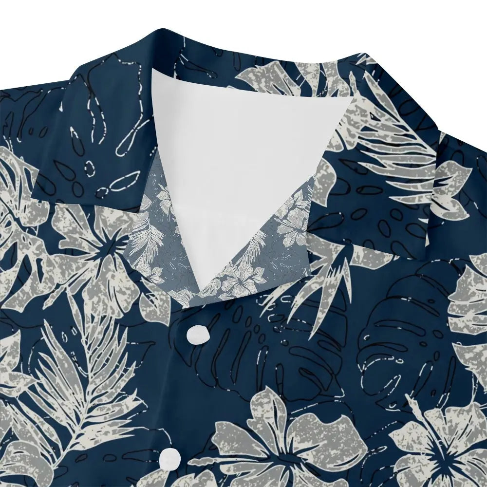 Men's Hawaiian Print Floral Foliage Short Sleeve ShirtMens short sleeve shirts Big and tall Mens shirts Short sleeve shirts for men Mens 4xl shirts Casual short sleeve shirts