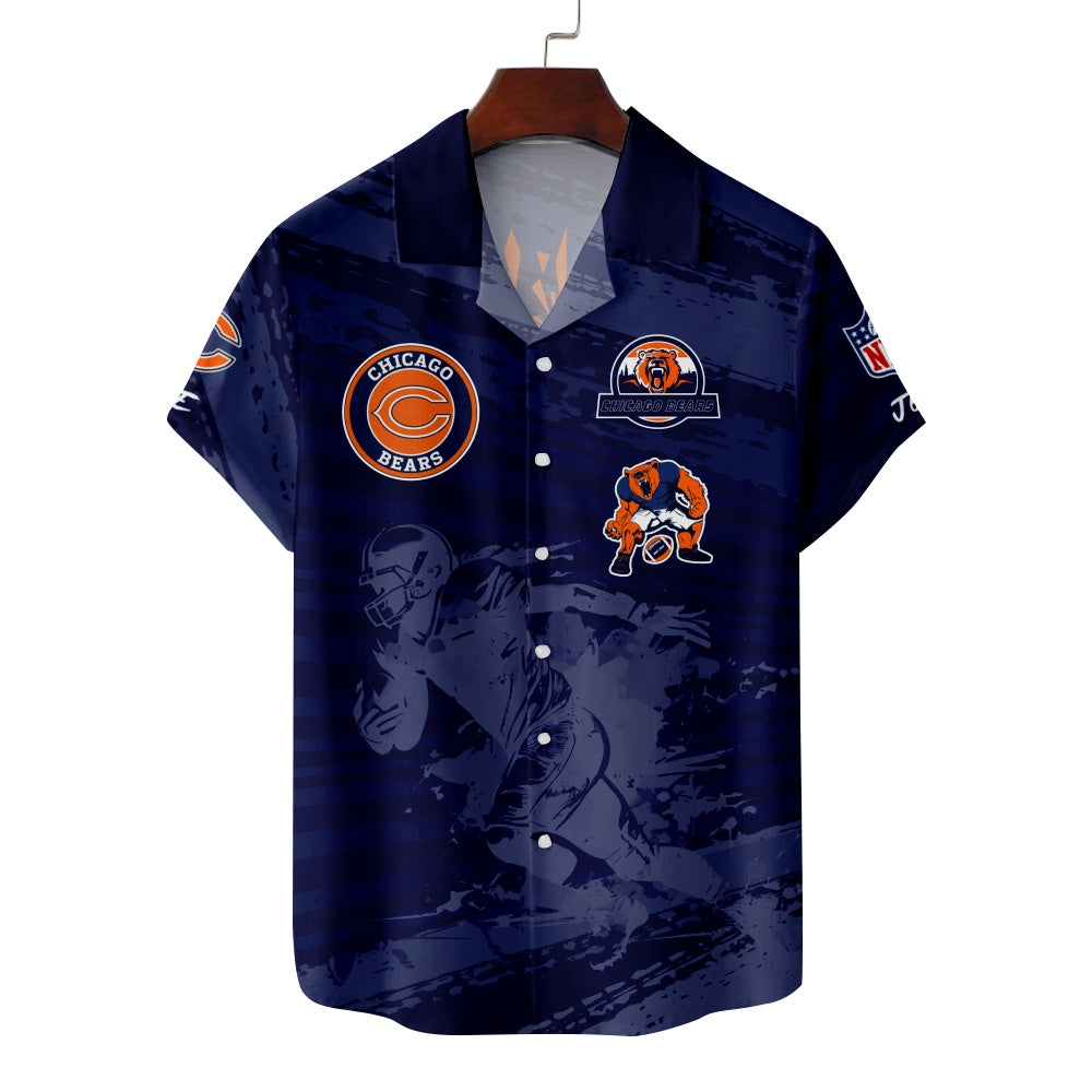Chicago bears button up shirt sales
