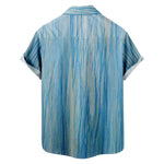 Men's Color Pencil Texture Shirt with Chest PocketMens short sleeve shirts Big and tall Mens shirts Short sleeve shirts for men Mens 4xl shirts Casual short sleeve shirts