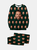 Custom Face Print Pajama Set Eleven Oasis