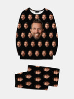 Custom Face Print Pajama Set Eleven Oasis