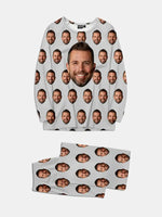 Custom Face Print Pajama Set Eleven Oasis