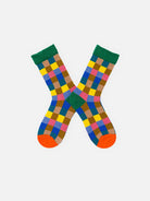 Men's Patterned Crew Socks Eleven Oasis