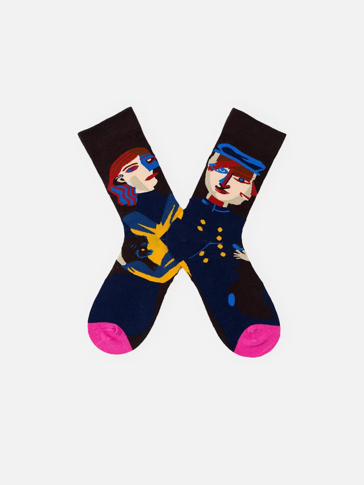Men's Patterned Crew Socks Eleven Oasis