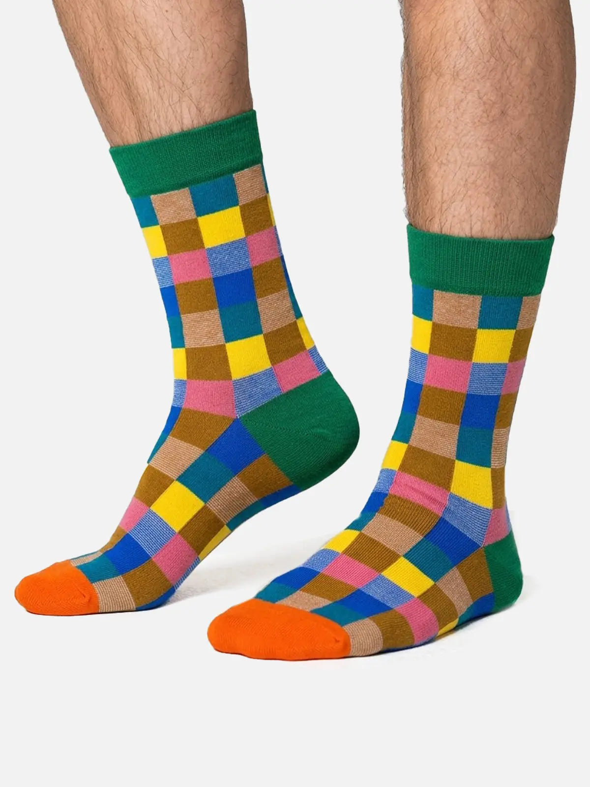 Men's Patterned Crew Socks Eleven Oasis