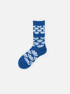 Men's Artistic Pattern Crew Socks Eleven Oasis