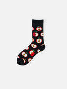 Men's Food Pattern Crew Socks Eleven Oasis