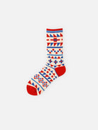 Men's Artistic Pattern Crew Socks Eleven Oasis