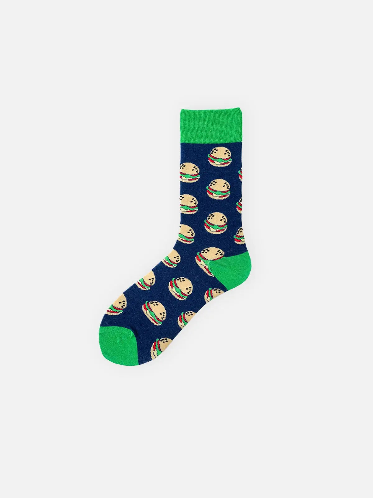 Men's Food Pattern Crew Socks Eleven Oasis