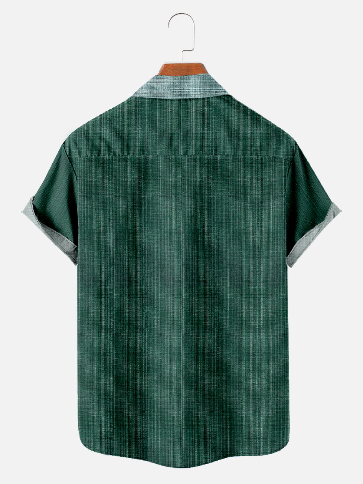 Tall Men's Simple Pattern Striped Every Day Short Sleeve Shirt ElevenOasis