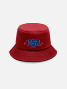 Customizable USA and Stars Cotton Bucket Hat Eleven Oasis
