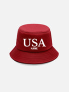 Customizable USA Cotton Bucket Hat Eleven Oasis