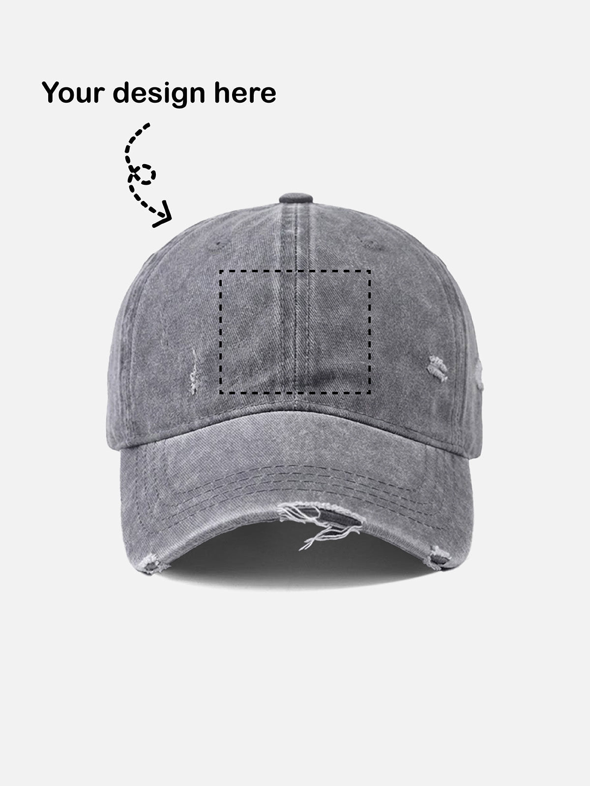 Customizable Bowling Strike Distressed Washed Cotton Baseball Cap Eleven Oasis