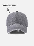 Customizable Bowling Strike Distressed Washed Cotton Baseball Cap Eleven Oasis