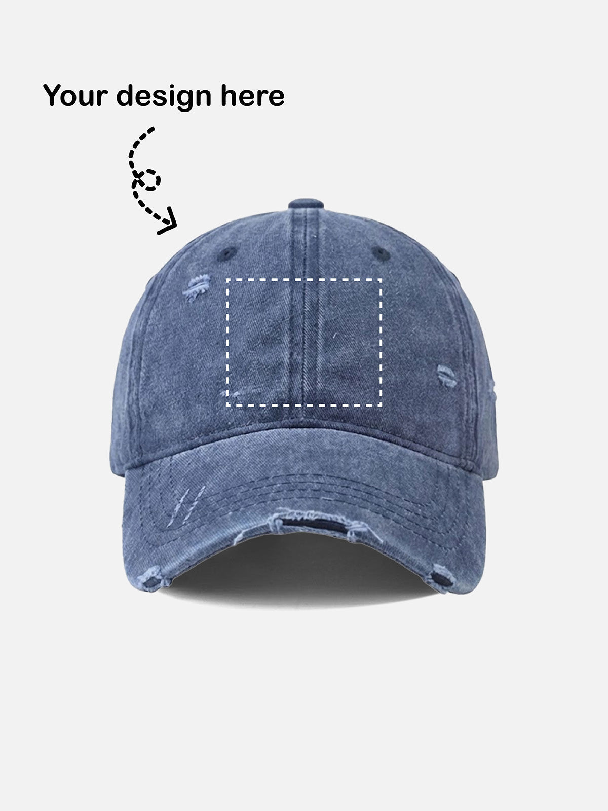 Customizable Bowling Strike Distressed Washed Cotton Baseball Cap Eleven Oasis