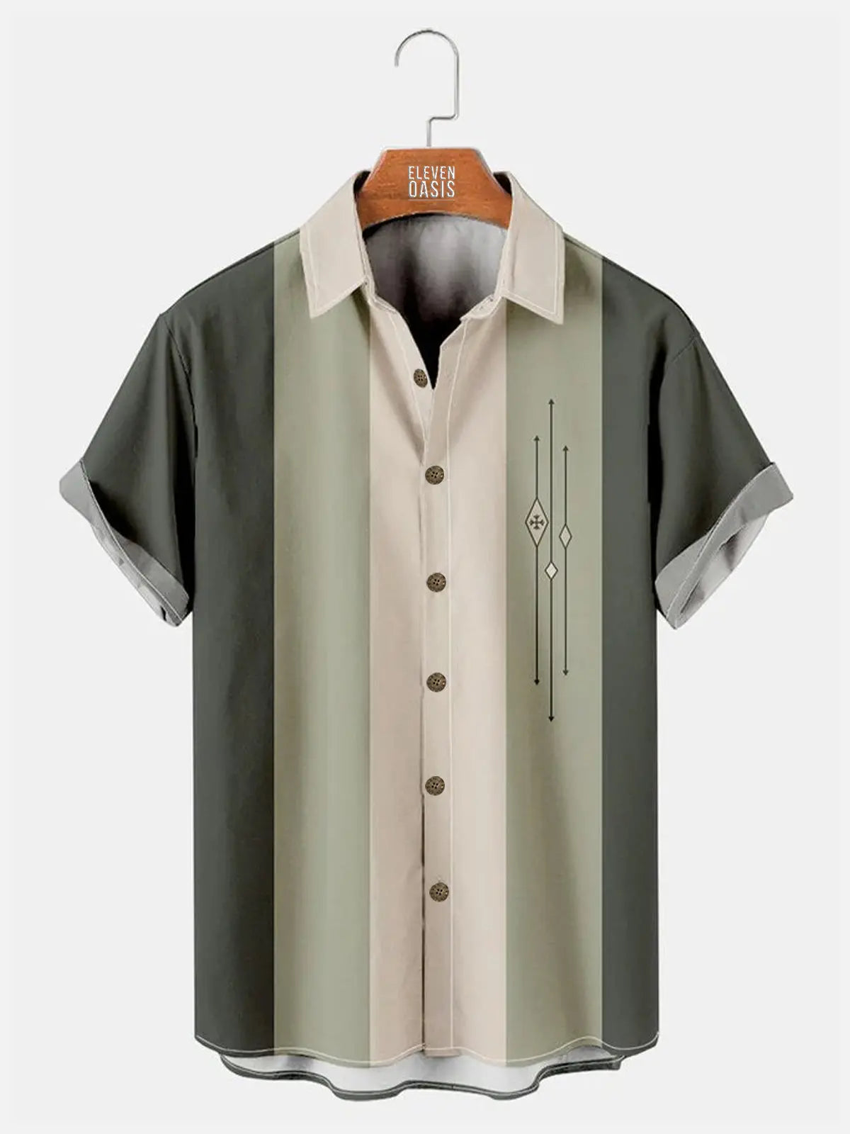 Mens Color-block Striped Casual Breathable Short Sleeve Bowling ShirtsMens short sleeve shirts Big and tall Mens shirts Short sleeve shirts for men Mens 4xl shirts Casual short sleeve shirts