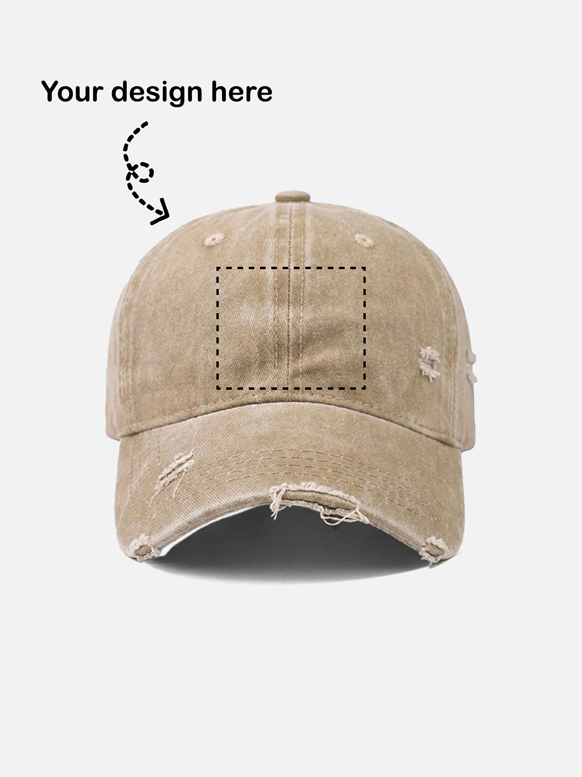 Customizable Bowling Strike Distressed Washed Cotton Baseball Cap Eleven Oasis