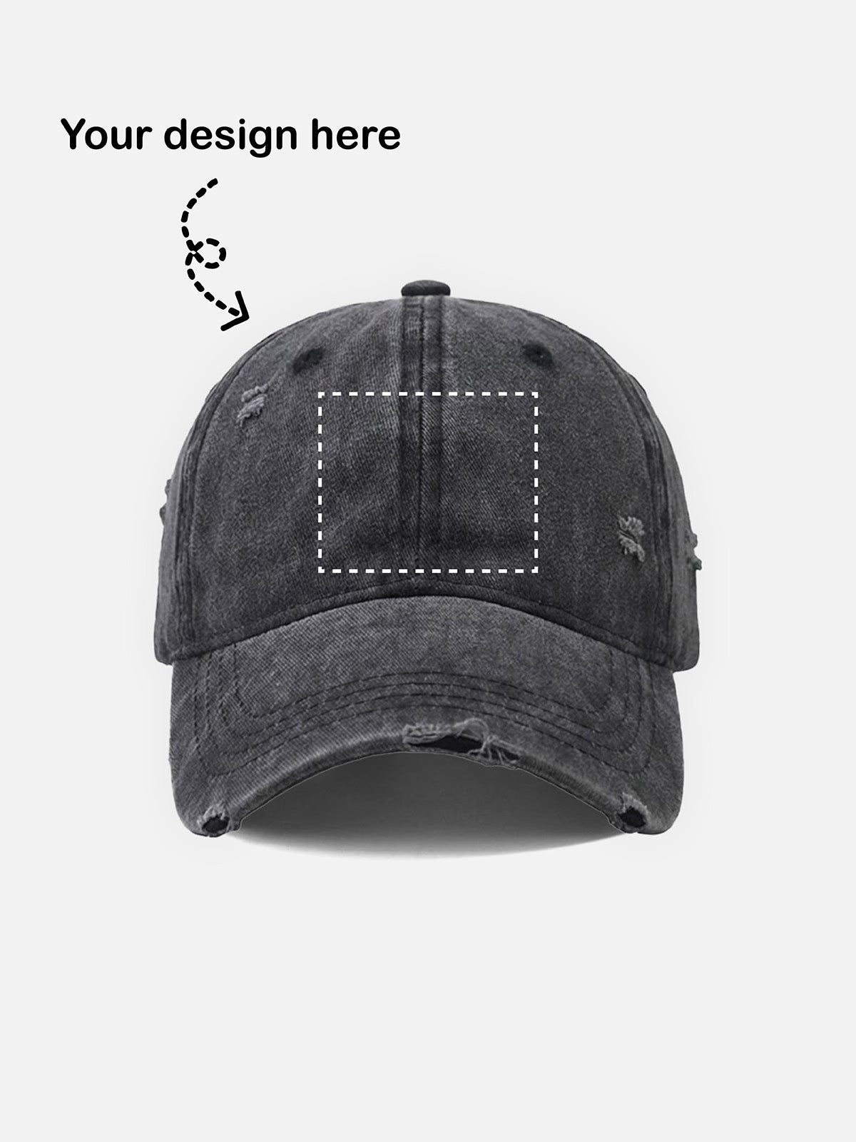 Customizable Bowling Strike Distressed Washed Cotton Baseball Cap Eleven Oasis