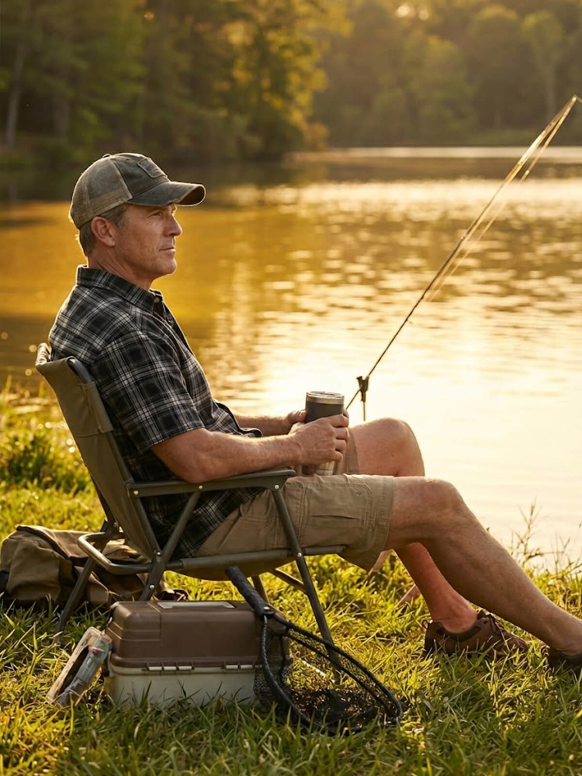 Men's Classic Plaid Short Sleeve Shirt ElevenOasis