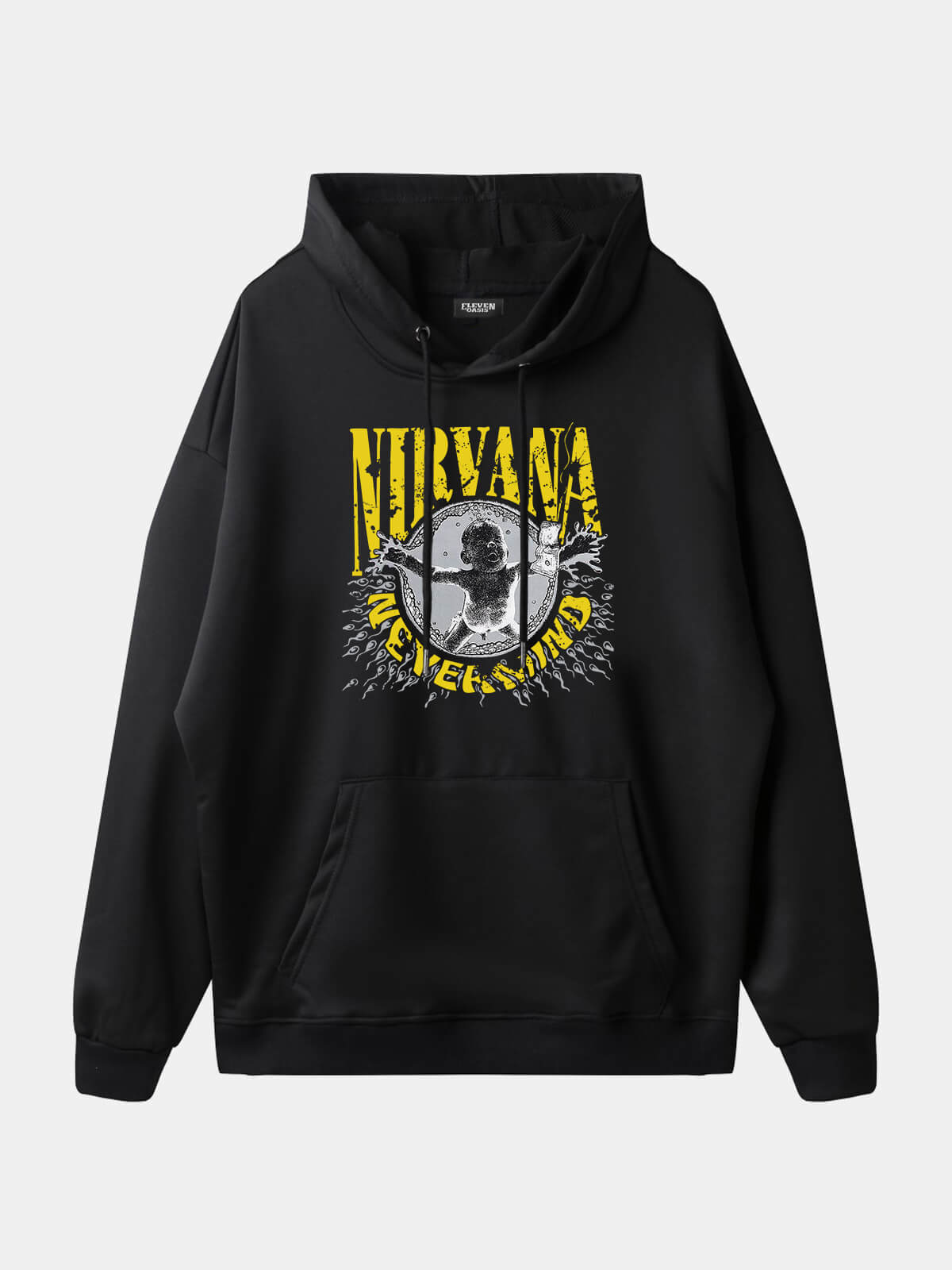 Men's Nirvana Baby-Inspired Graphic Hoodie Eleven Oasis