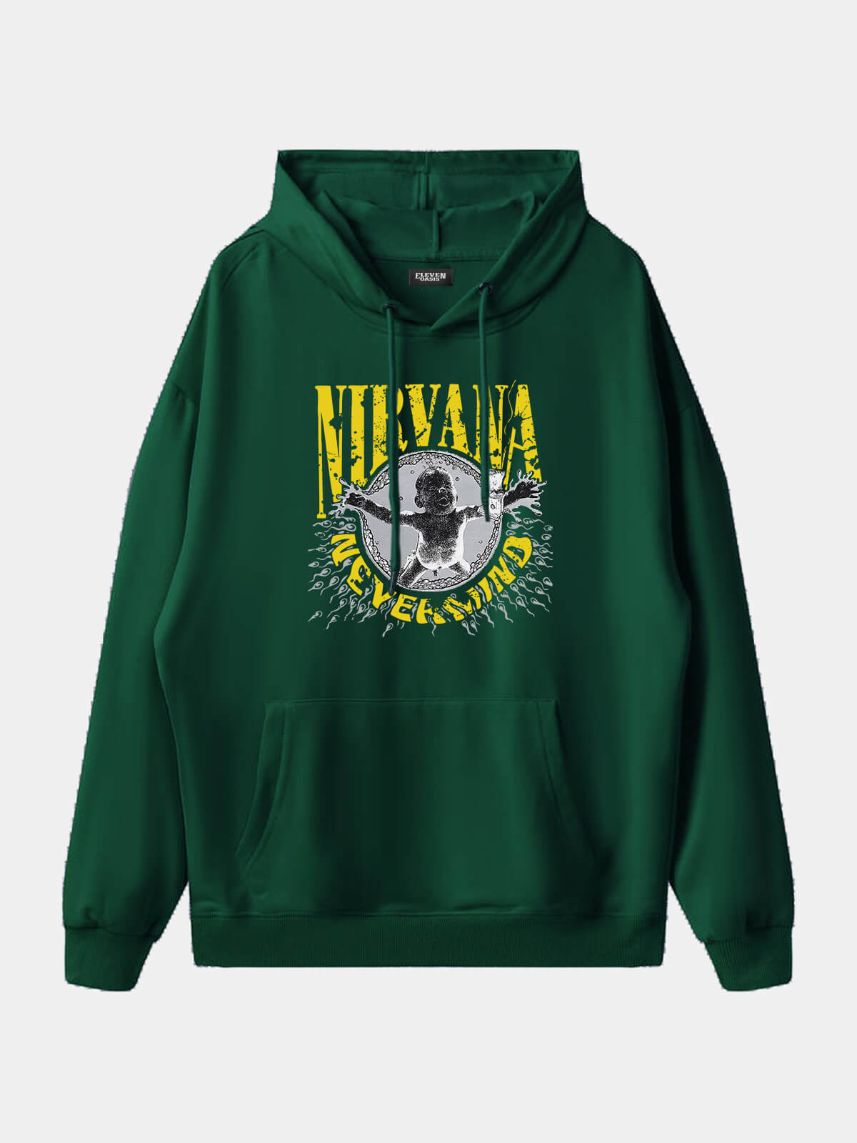 Men's Nirvana Baby-Inspired Graphic Hoodie Eleven Oasis